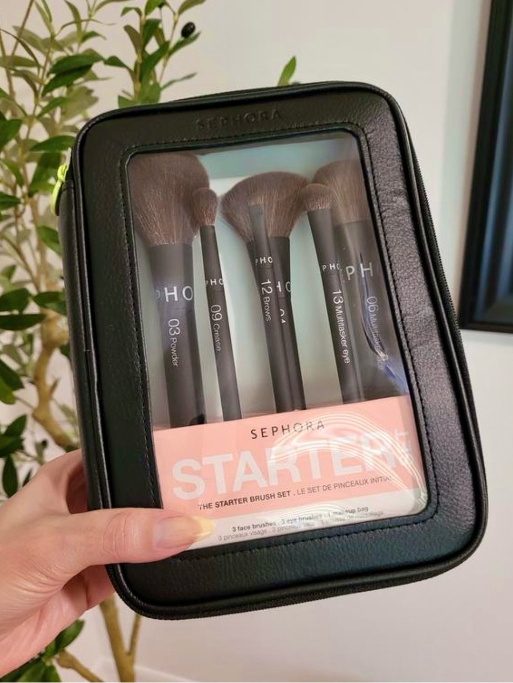 Sephora Starter Makeup Brush Set with Case